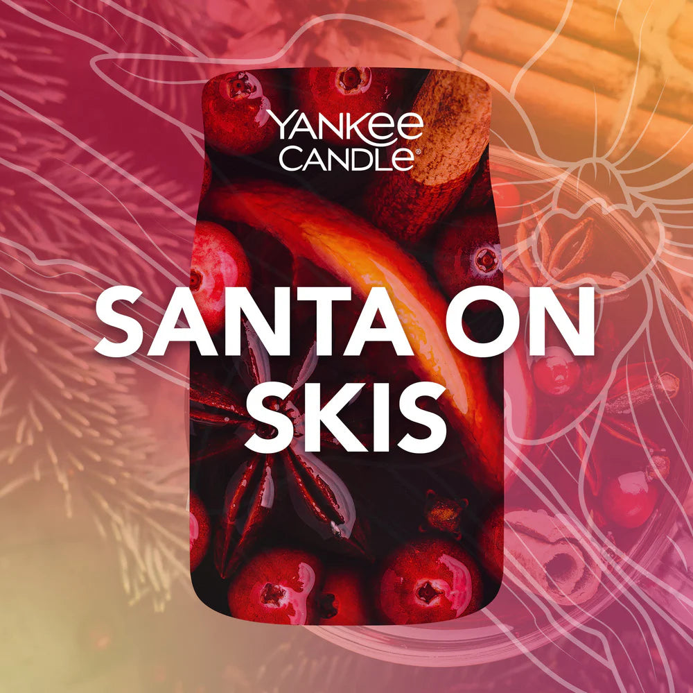 Santa on Skis Signature Large Jar