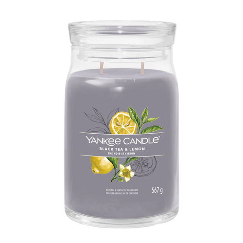 Black Tea & Lemon Signature Large Jar - Black November