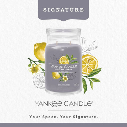 Black Tea & Lemon Signature Large Jar - Black November