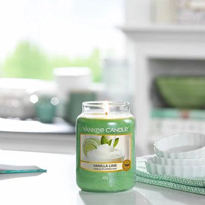 Vanilla Lime Classic Large Jar - Black November