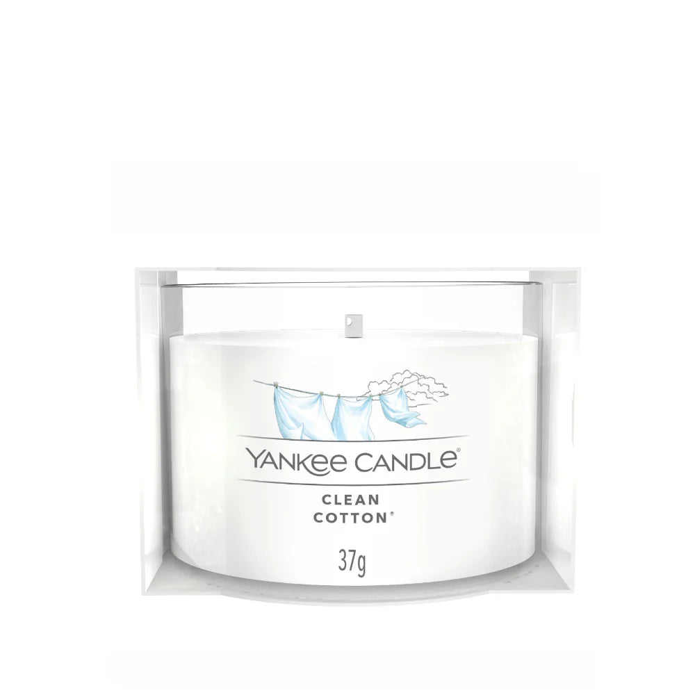 Clean Cotton Signature Glass Votive