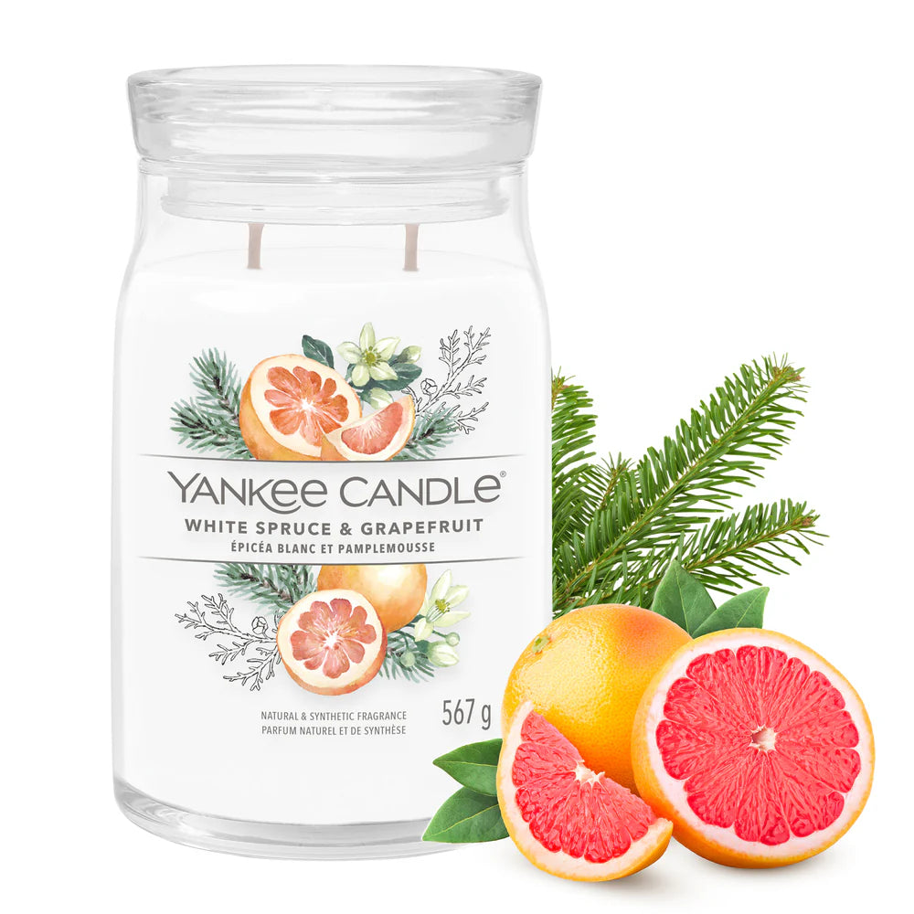 White Spruce & Grapefruit Signature Large Jar