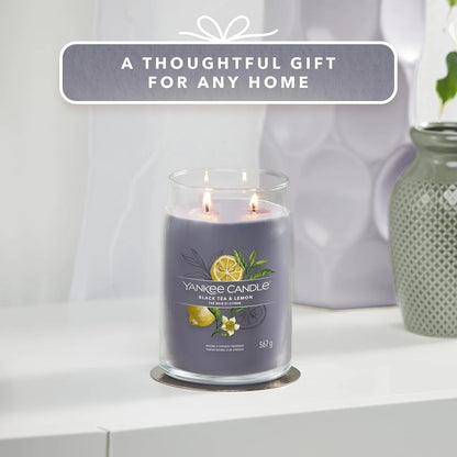 Black Tea & Lemon Signature Large Jar - Black November