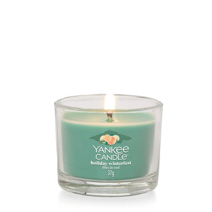 Holiday Winterfest Signature Glass Votive