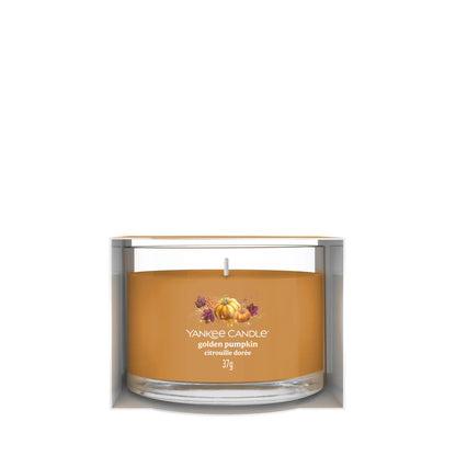 Golden Pumpkin Signature Glass Votive