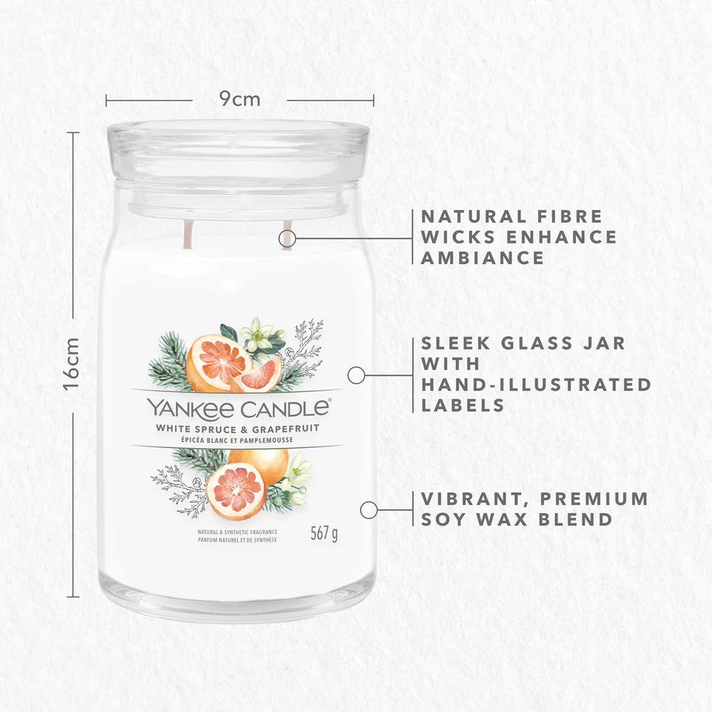 White Spruce & Grapefruit Signature Large Jar