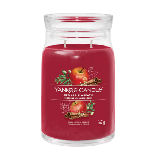 Red Apple Wreath Signature Large Jar