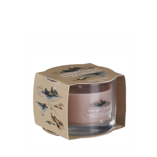 Amber & Sandalwood Signature Glass Votive