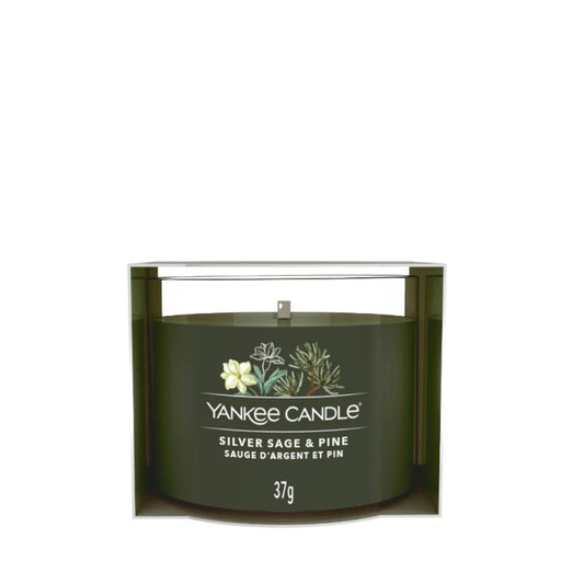 Silver Sage & Pine Signature Glass Votive