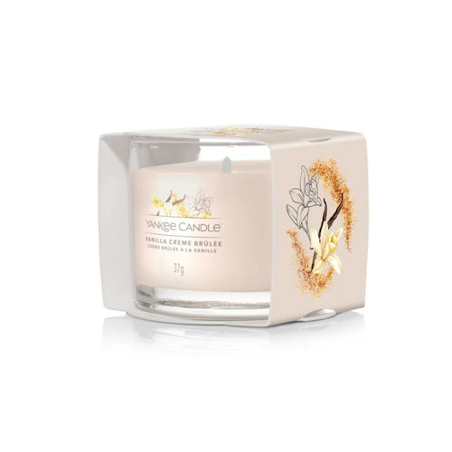 Vanilla Cremé Brullé Signature Glass Votive