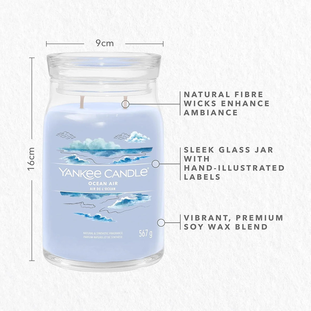 Ocean Air Signature Large Jar