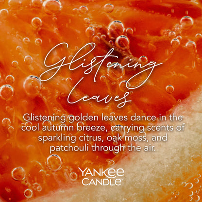 Glistening Leaves Signature Glass Votive
