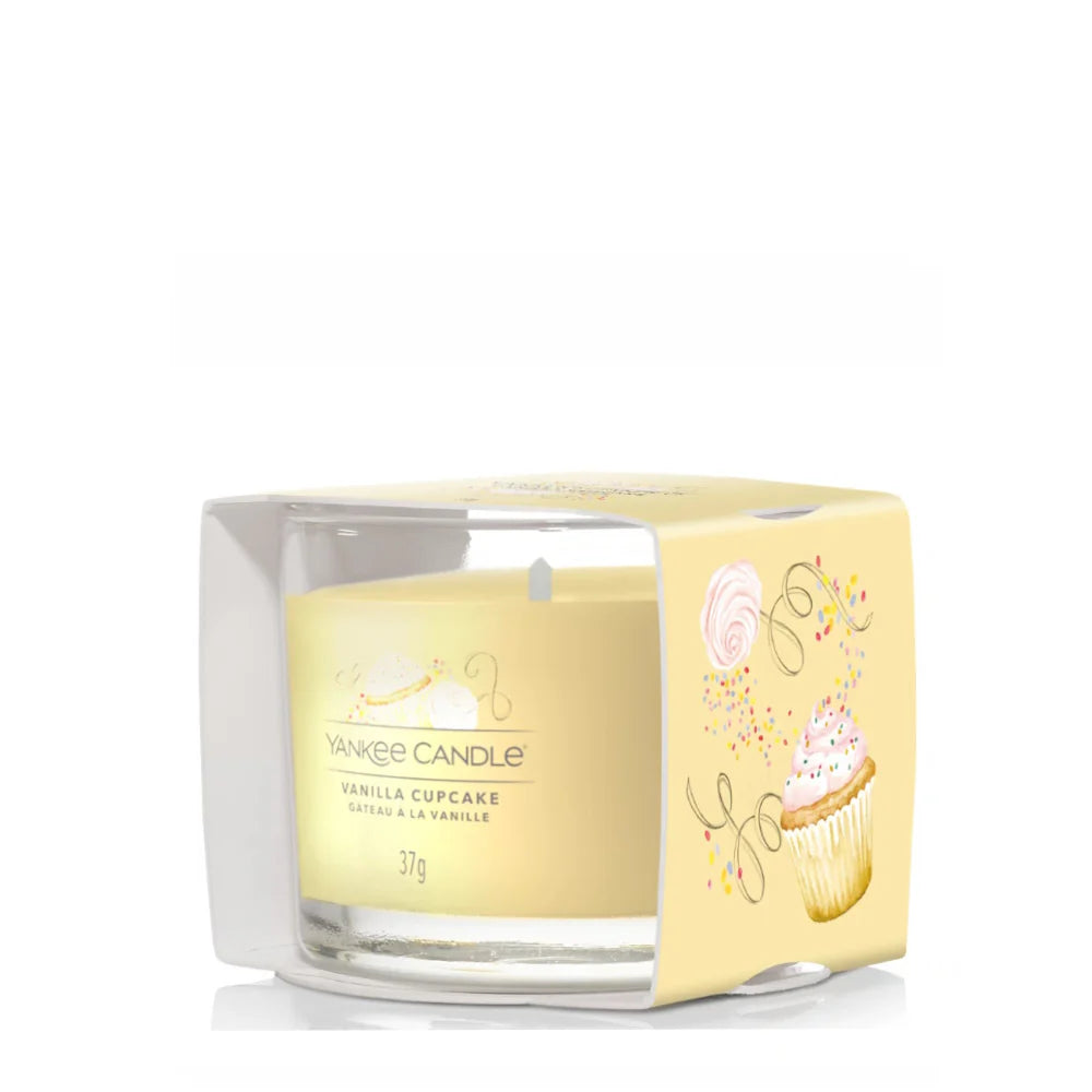 Vanilla Cupcake Signature Glass Votive