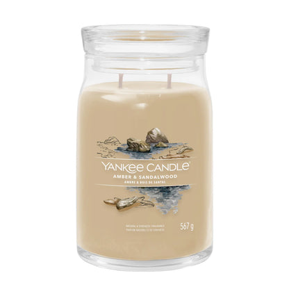 Amber & Sandalwood Signature Large Jar