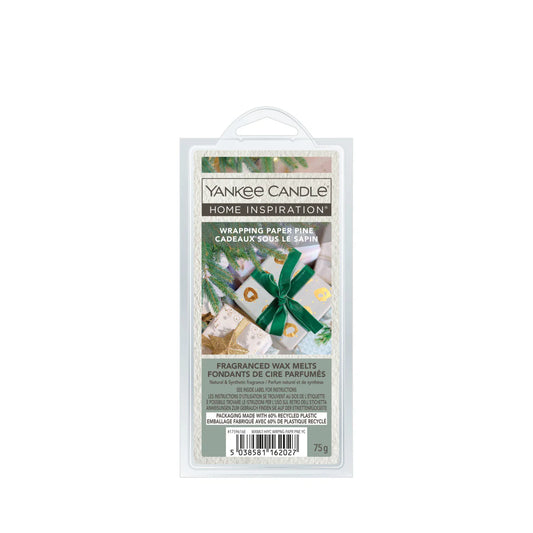Home Inspiration Wax Melt Block - Wrapping Paper Pine