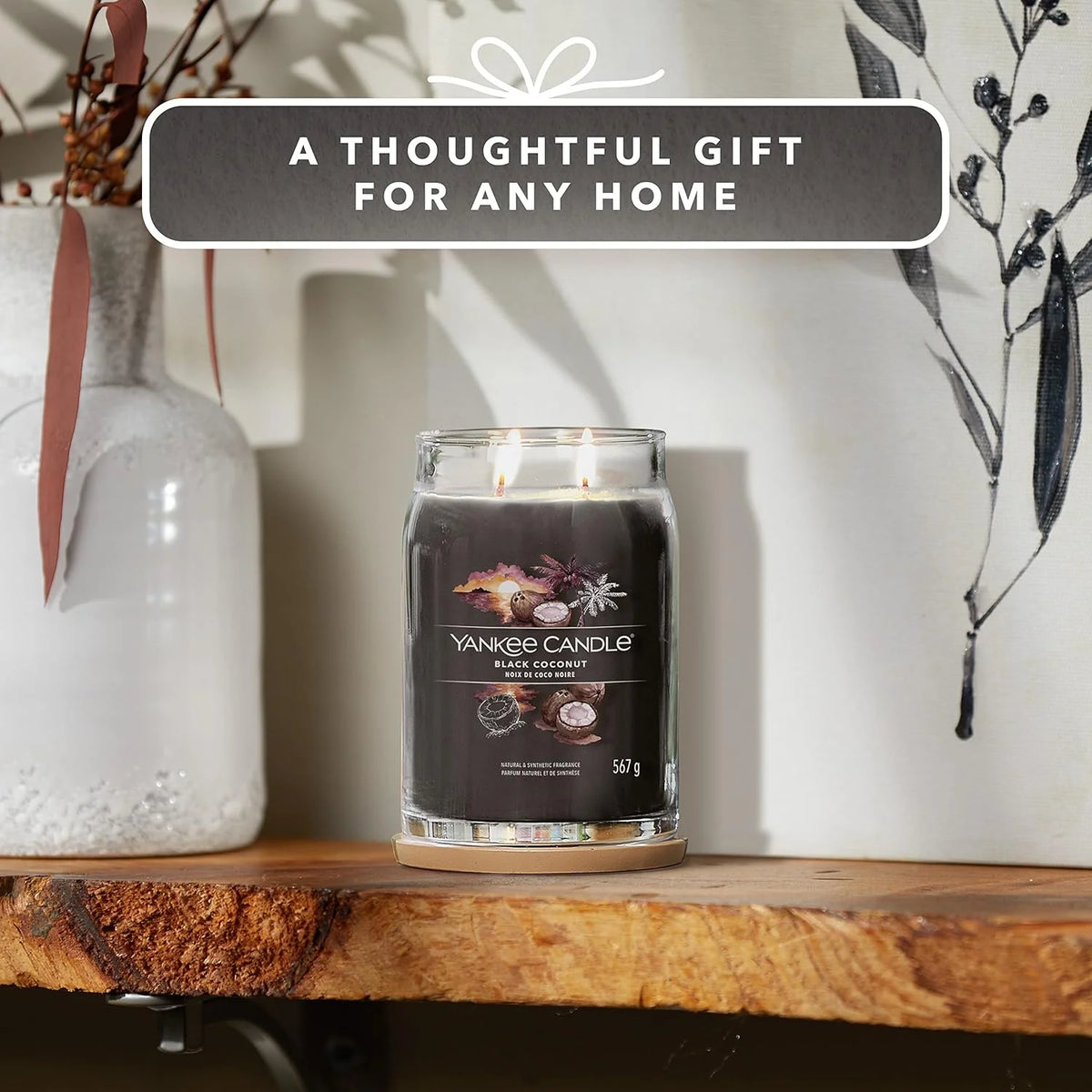 Black Coconut Signature Large Jar