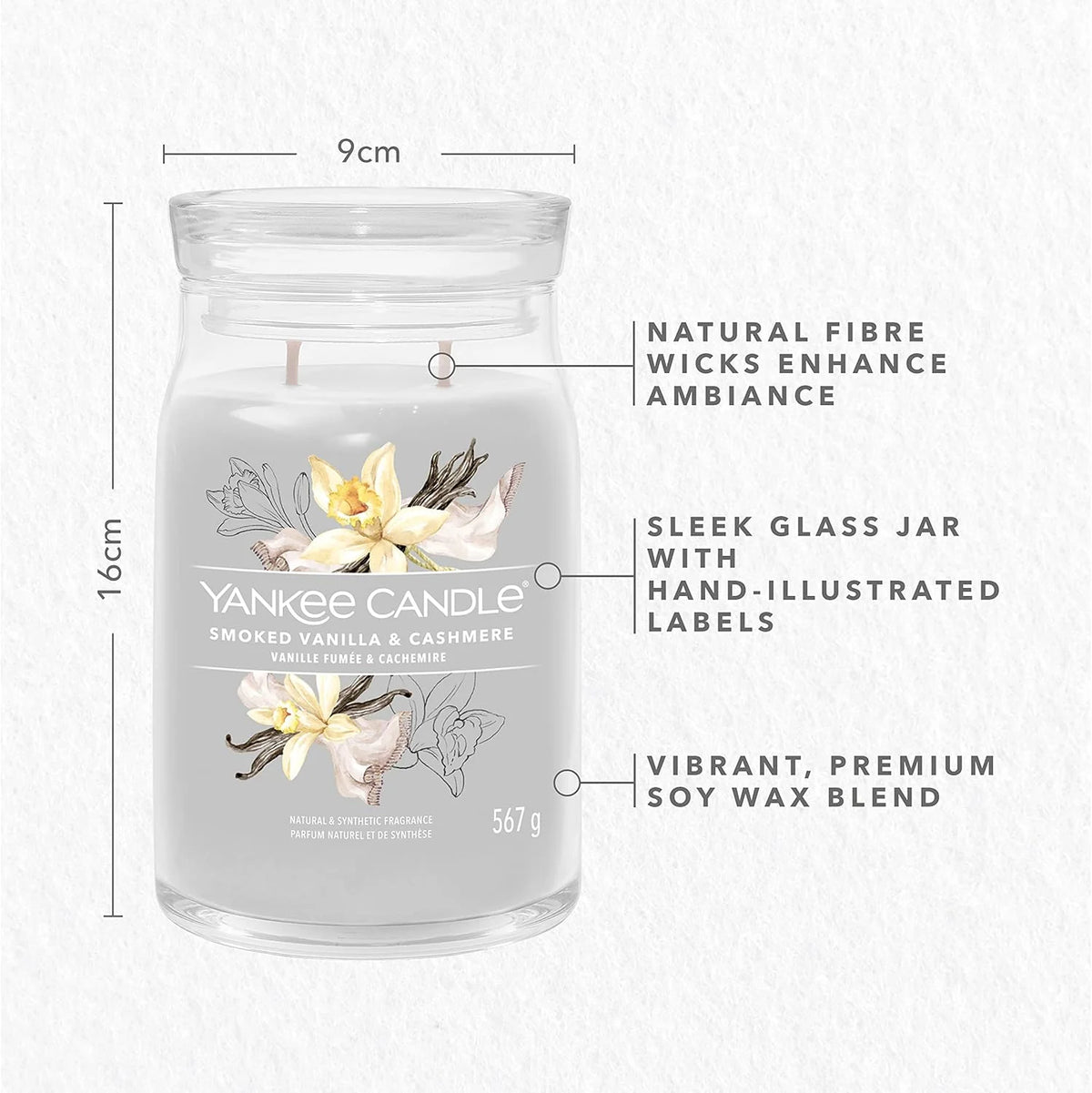 Smoked Vanilla & Cashmere Signature Large Jar