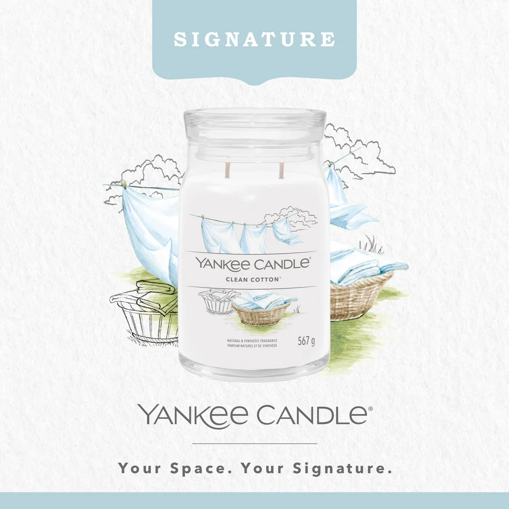 Clean Cotton Signature Large Jar