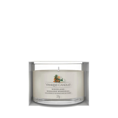 Woodland Weekend Memories Signature Glass Votive