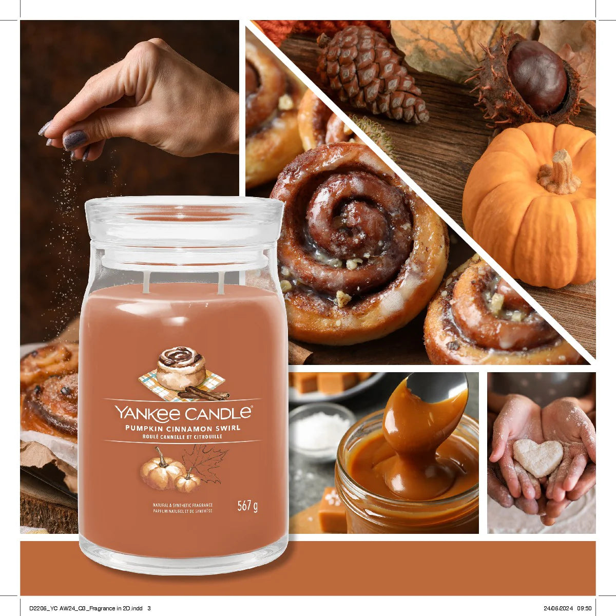Pumpkin Cinnamon Swirl  Signature Large Jar